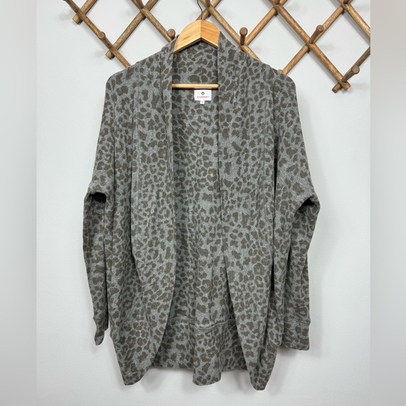 SUNDRY Leopard Print Cardigan Size 2/M - Picture 6 of 13